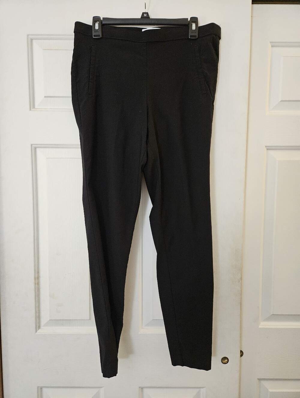 Elle Women's Black Dress Pants - Slim Tailored Fit L